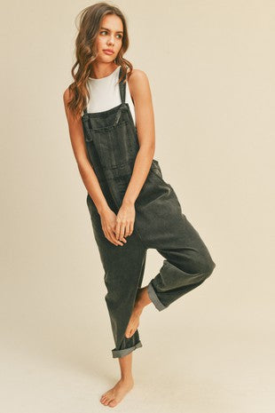 Katie Washed Fabric Jumpsuit-Jumpsuits-UrbanCulture-Boutique, A North Port, Florida Women's Fashion Boutique