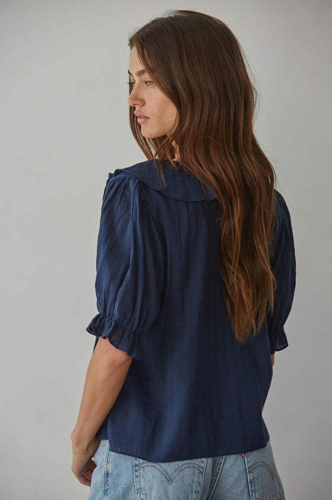 Tempe Ruffle Top-Tops-UrbanCulture-Boutique, A North Port, Florida Women's Fashion Boutique