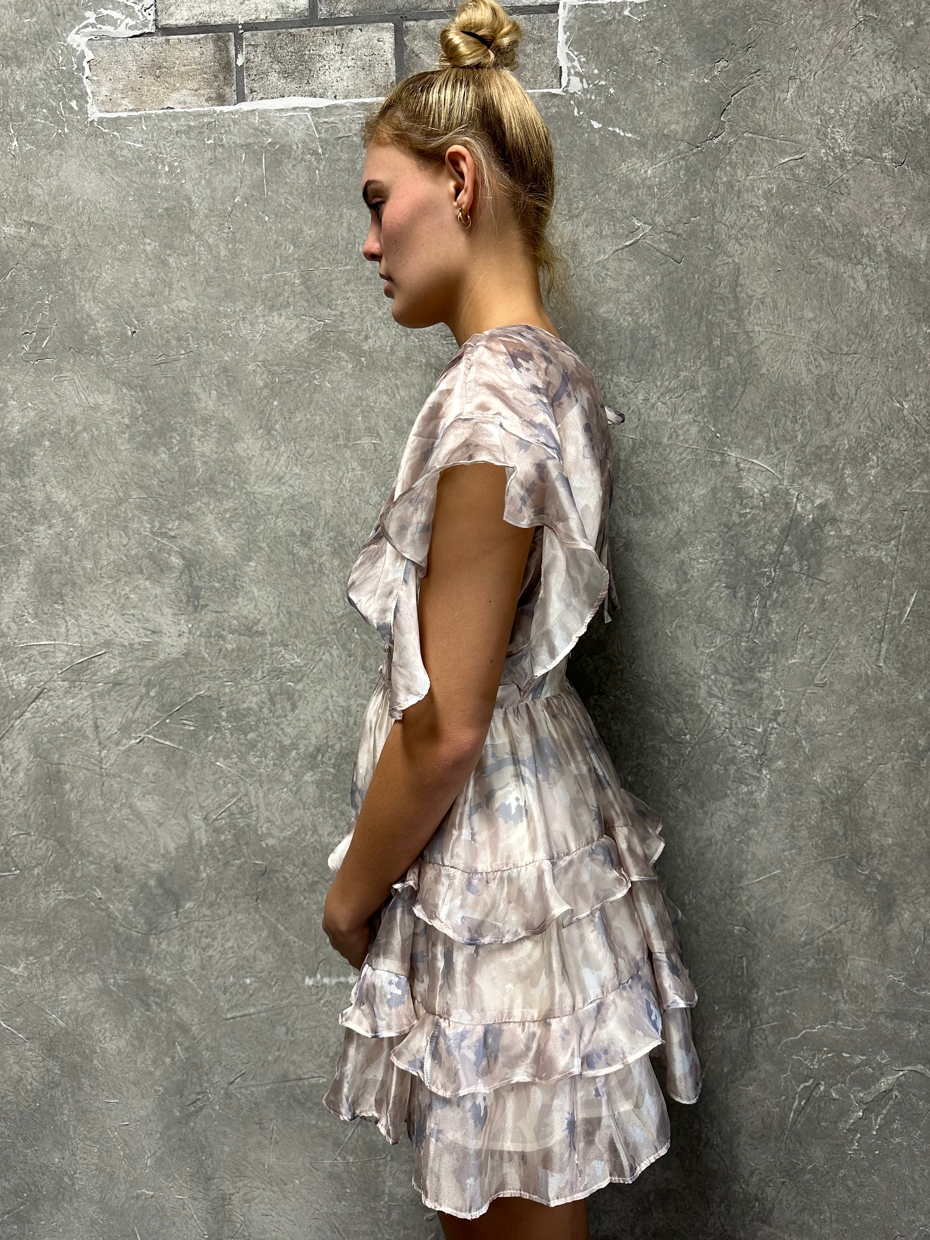 Christine Tiered Ruffle Dress-Dresses-UrbanCulture-Boutique, A North Port, Florida Women's Fashion Boutique