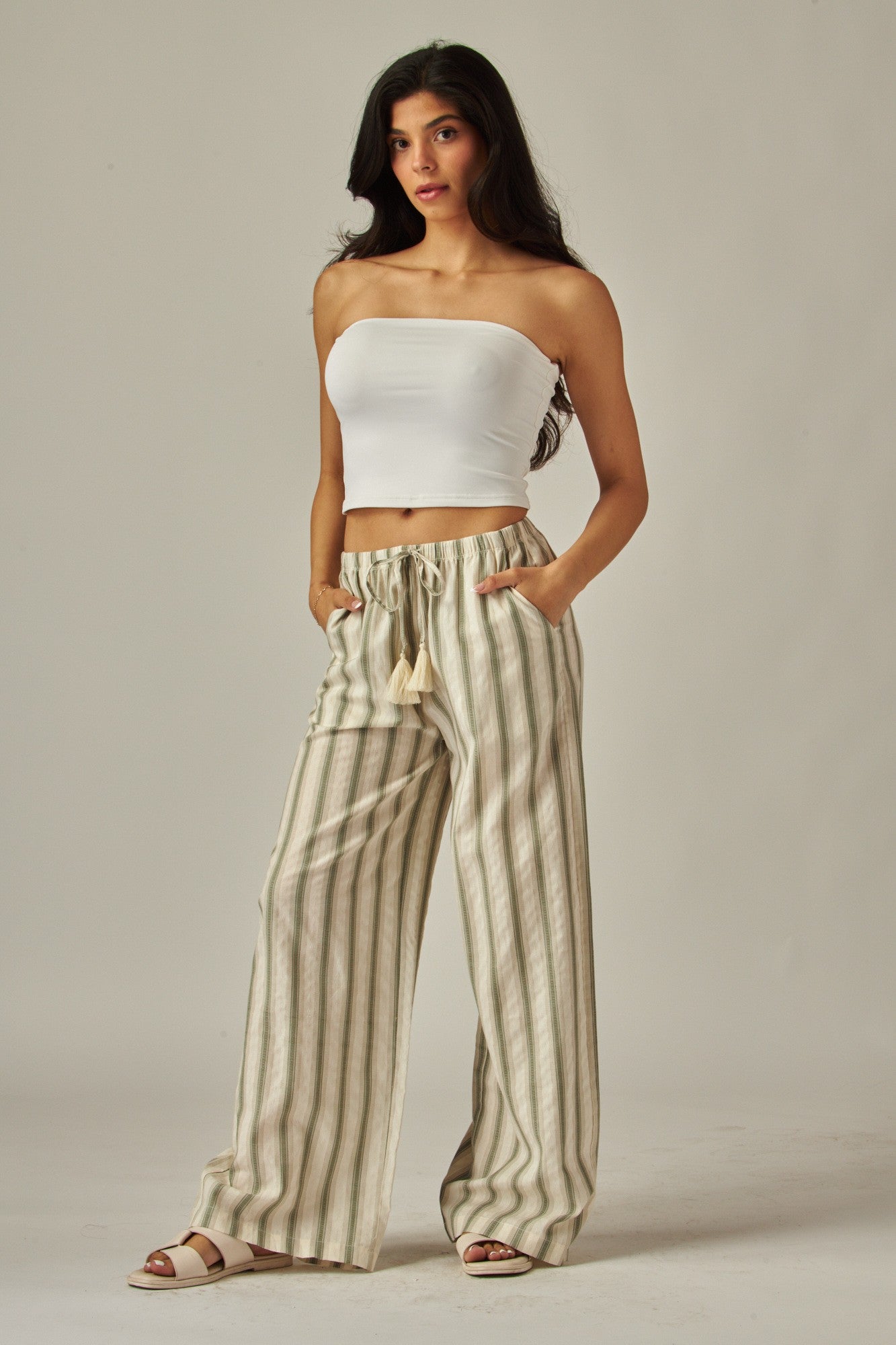 Aria Wide Leg Pants-Pants-UrbanCulture-Boutique, A North Port, Florida Women's Fashion Boutique