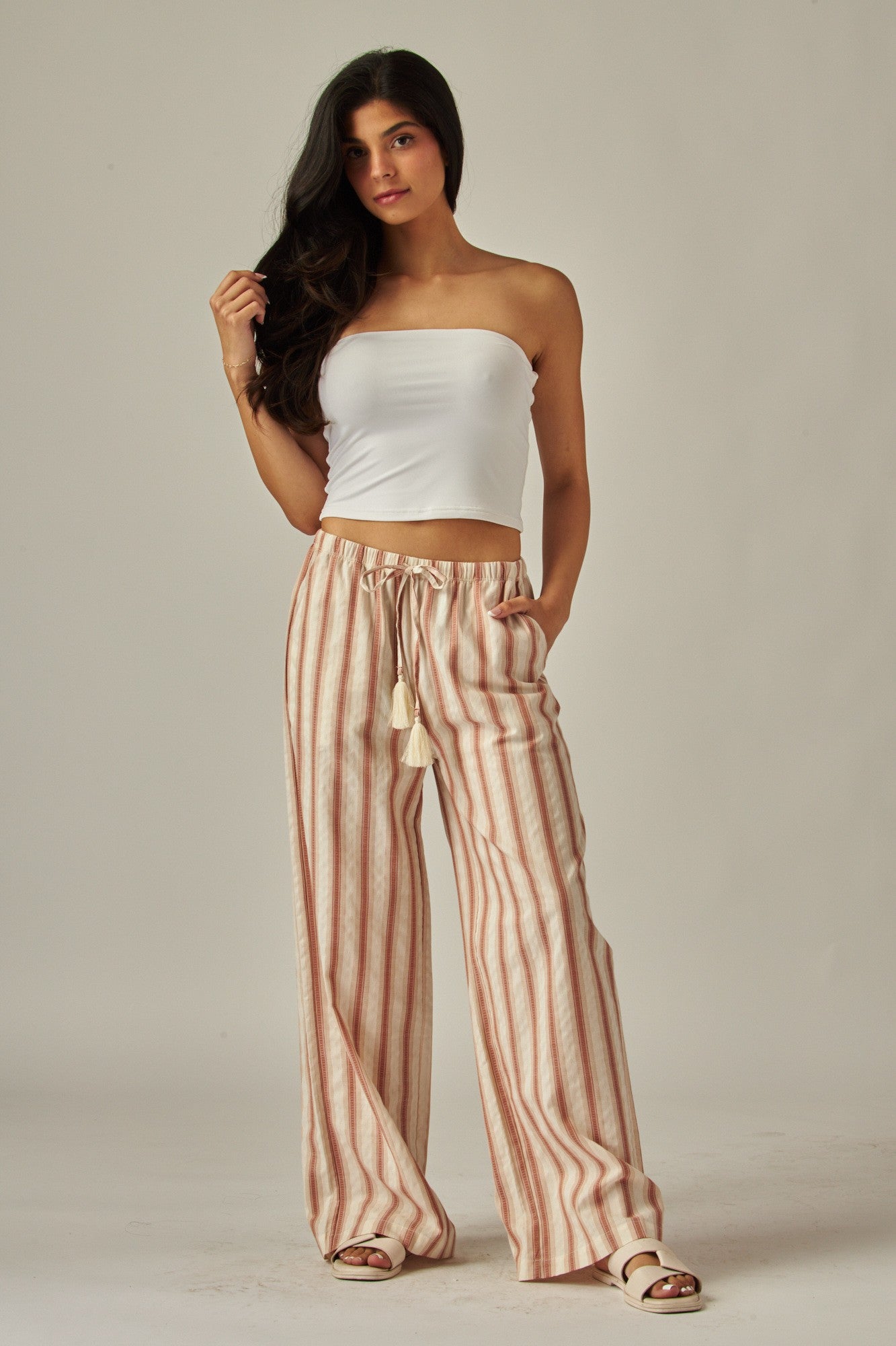 Aria Wide Leg Pants-Pants-UrbanCulture-Boutique, A North Port, Florida Women's Fashion Boutique