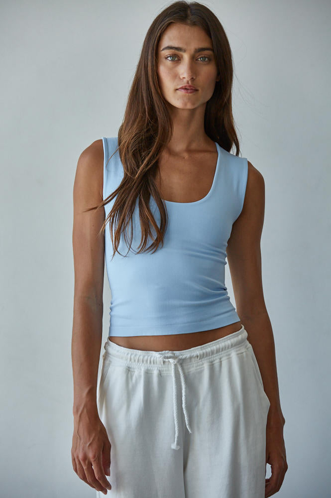 Samphire Tank Top-Tank Tops-UrbanCulture-Boutique, A North Port, Florida Women's Fashion Boutique