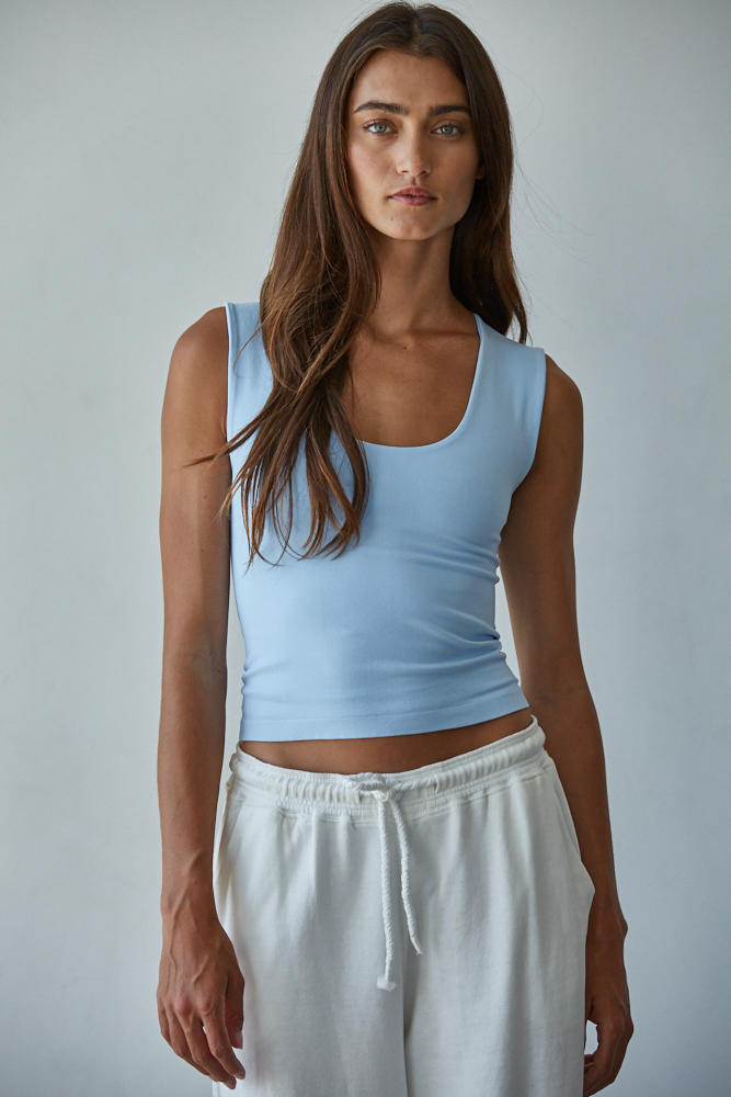 Samphire Tank Top-Tank Tops-UrbanCulture-Boutique, A North Port, Florida Women's Fashion Boutique