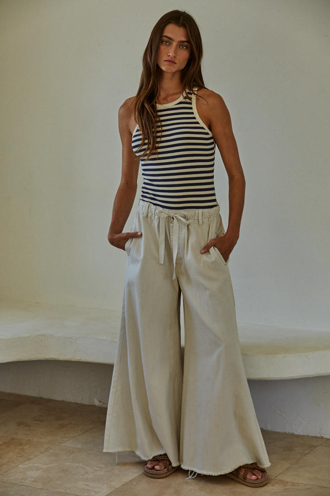 Duece Striped Tank-Tank Tops-UrbanCulture-Boutique, A North Port, Florida Women's Fashion Boutique