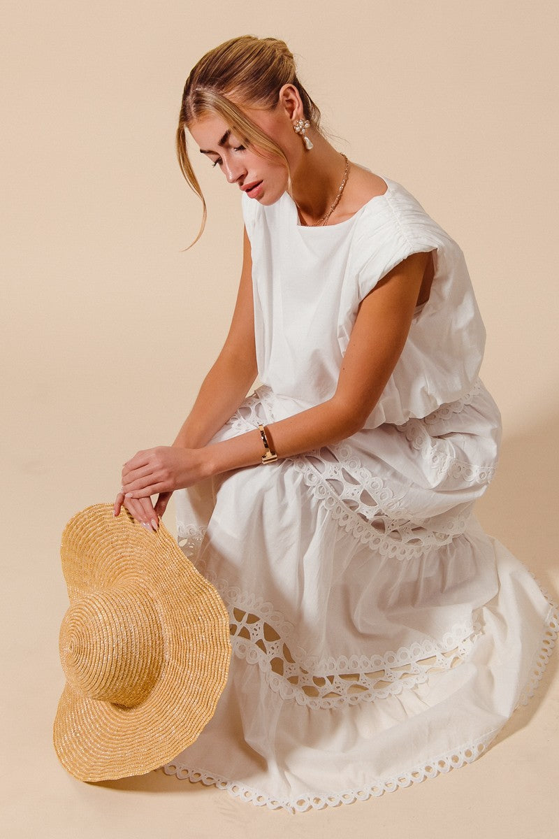 Mae Bubble Top and Maxi Skirt Set-Skirt Set-UrbanCulture-Boutique, A North Port, Florida Women's Fashion Boutique