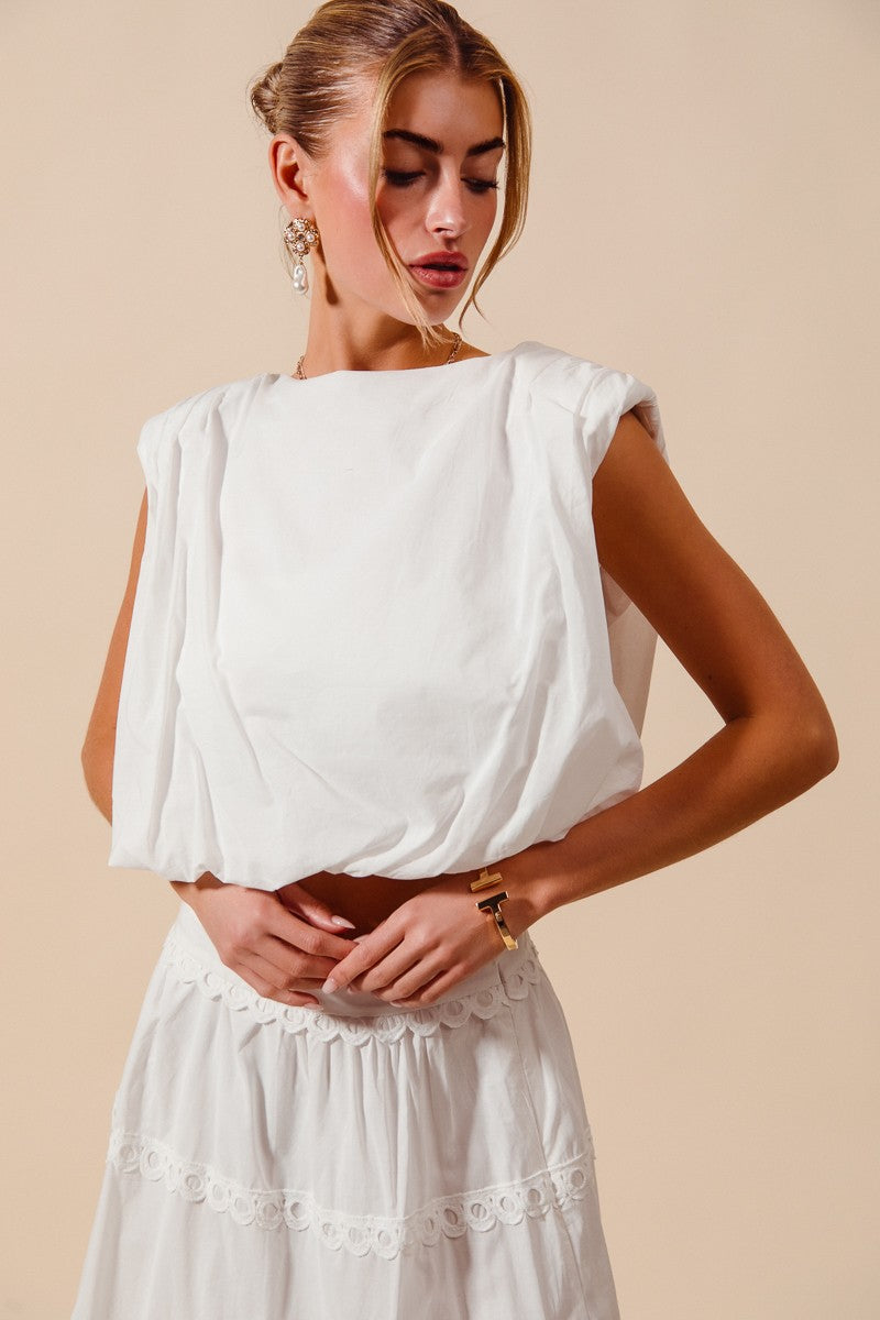 Mae Bubble Top and Maxi Skirt Set-Skirt Set-UrbanCulture-Boutique, A North Port, Florida Women's Fashion Boutique