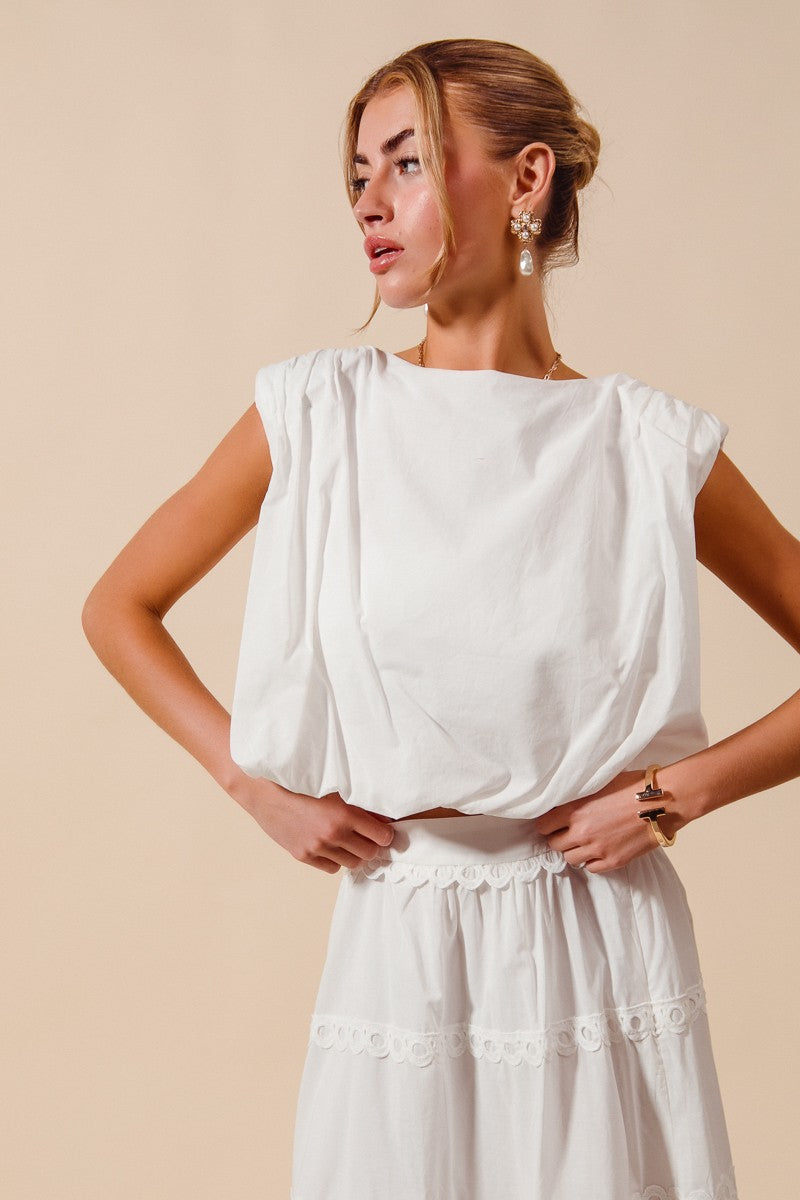 Mae Bubble Top and Maxi Skirt Set-Skirt Set-UrbanCulture-Boutique, A North Port, Florida Women's Fashion Boutique