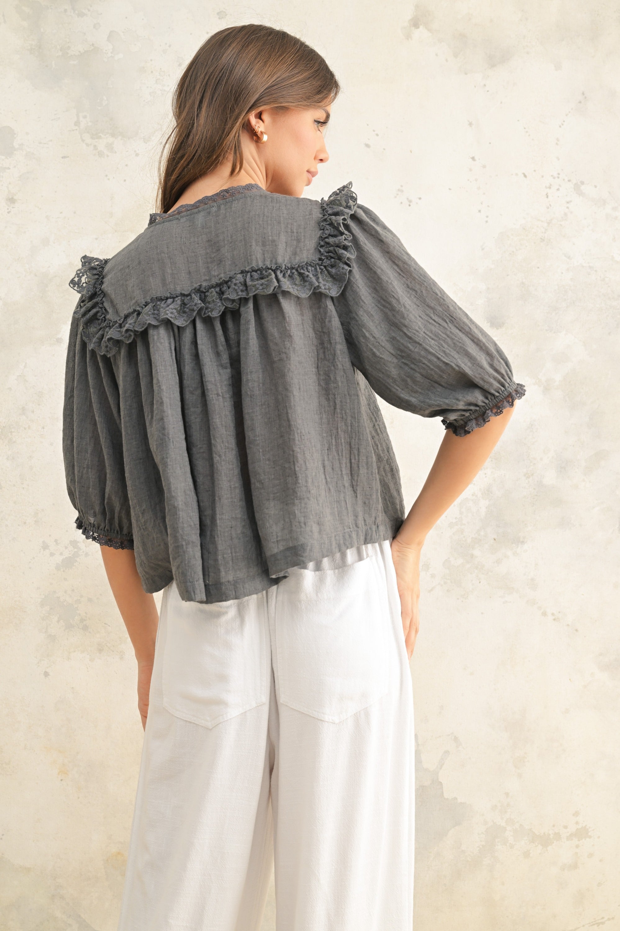 Clover Blouse-Blouse-UrbanCulture-Boutique, A North Port, Florida Women's Fashion Boutique