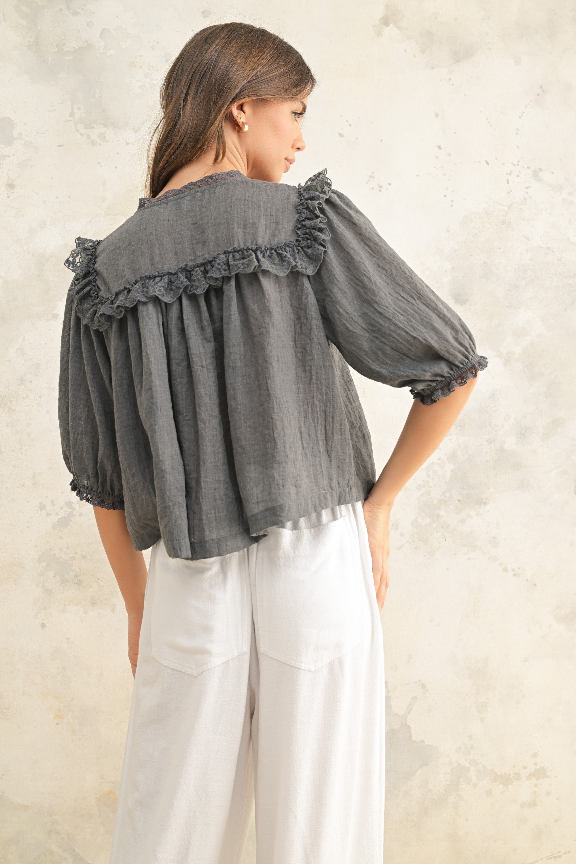 Clover Blouse-Blouse-UrbanCulture-Boutique, A North Port, Florida Women's Fashion Boutique