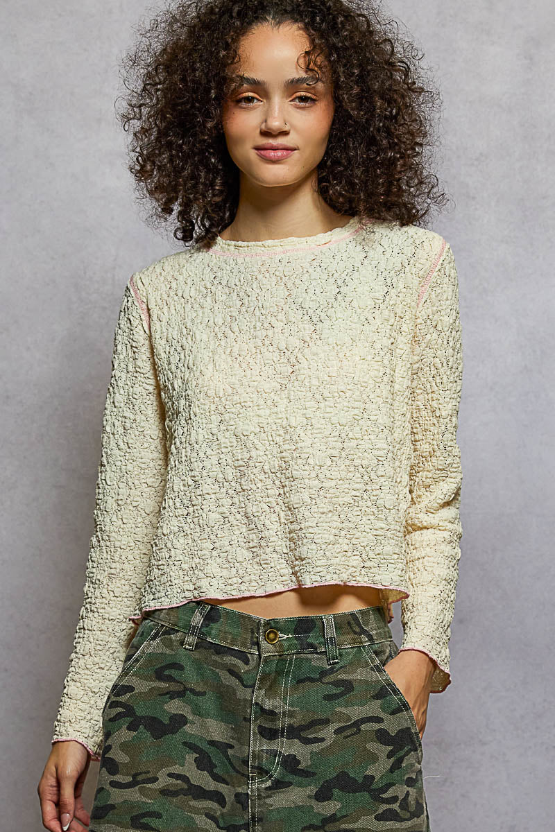 Belleann Long Sleeve Top-Long Sleeves-UrbanCulture-Boutique, A North Port, Florida Women's Fashion Boutique