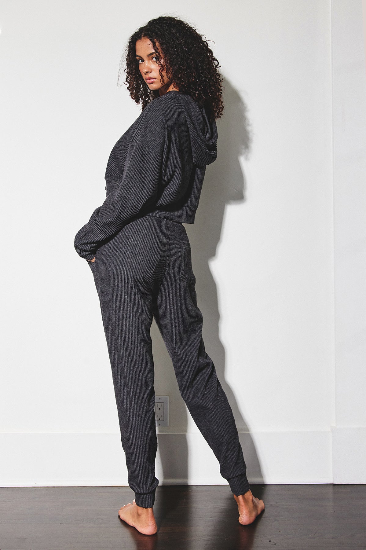 Winona Ribbed Hoodie Loungewear Set-Lounge Wear-UrbanCulture-Boutique, A North Port, Florida Women's Fashion Boutique
