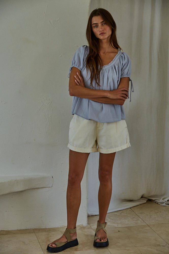 Charmed Top-Short Sleeves-UrbanCulture-Boutique, A North Port, Florida Women's Fashion Boutique