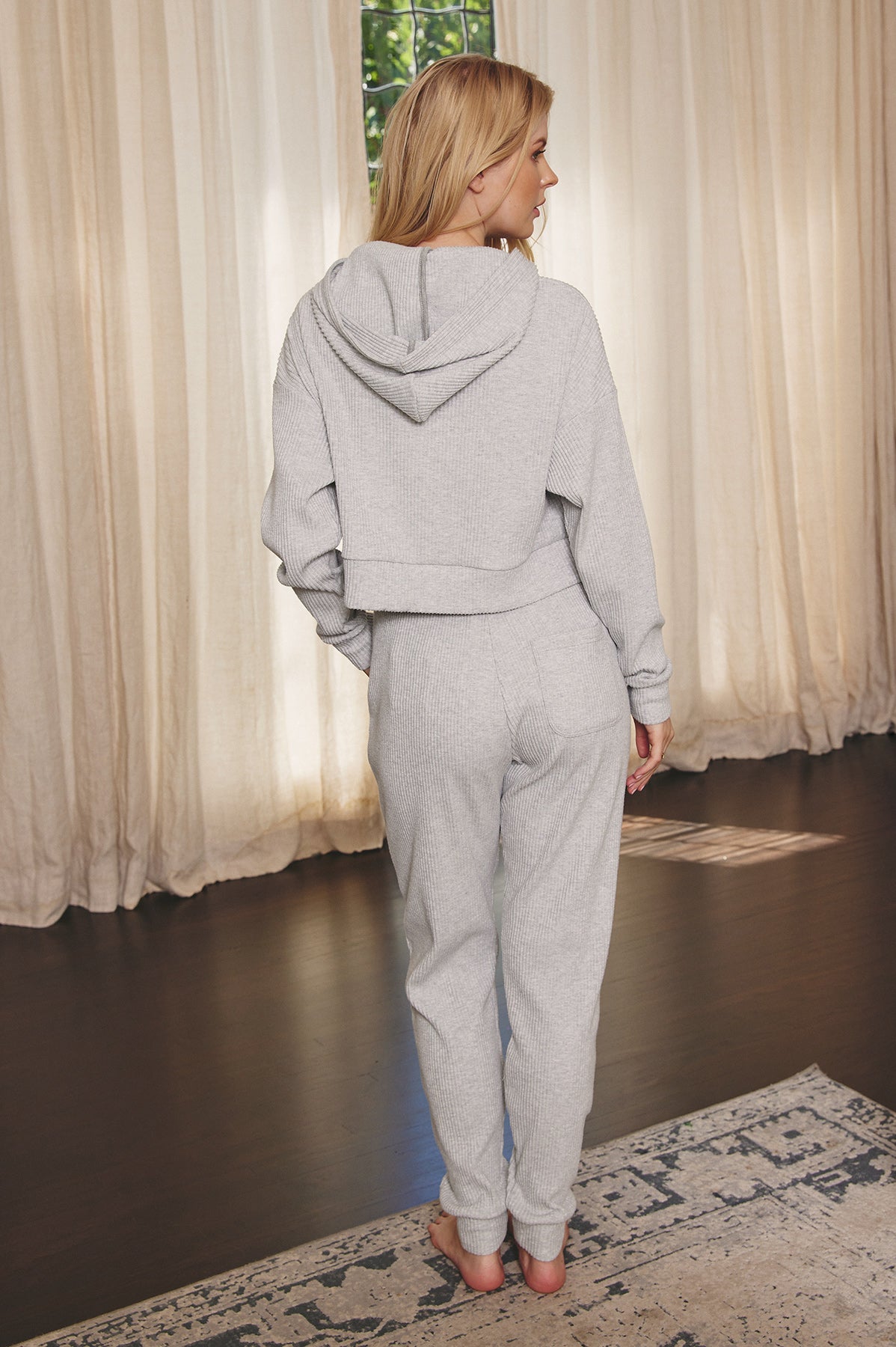 Winona Ribbed Hoodie Loungewear Set-Lounge Wear-UrbanCulture-Boutique, A North Port, Florida Women's Fashion Boutique