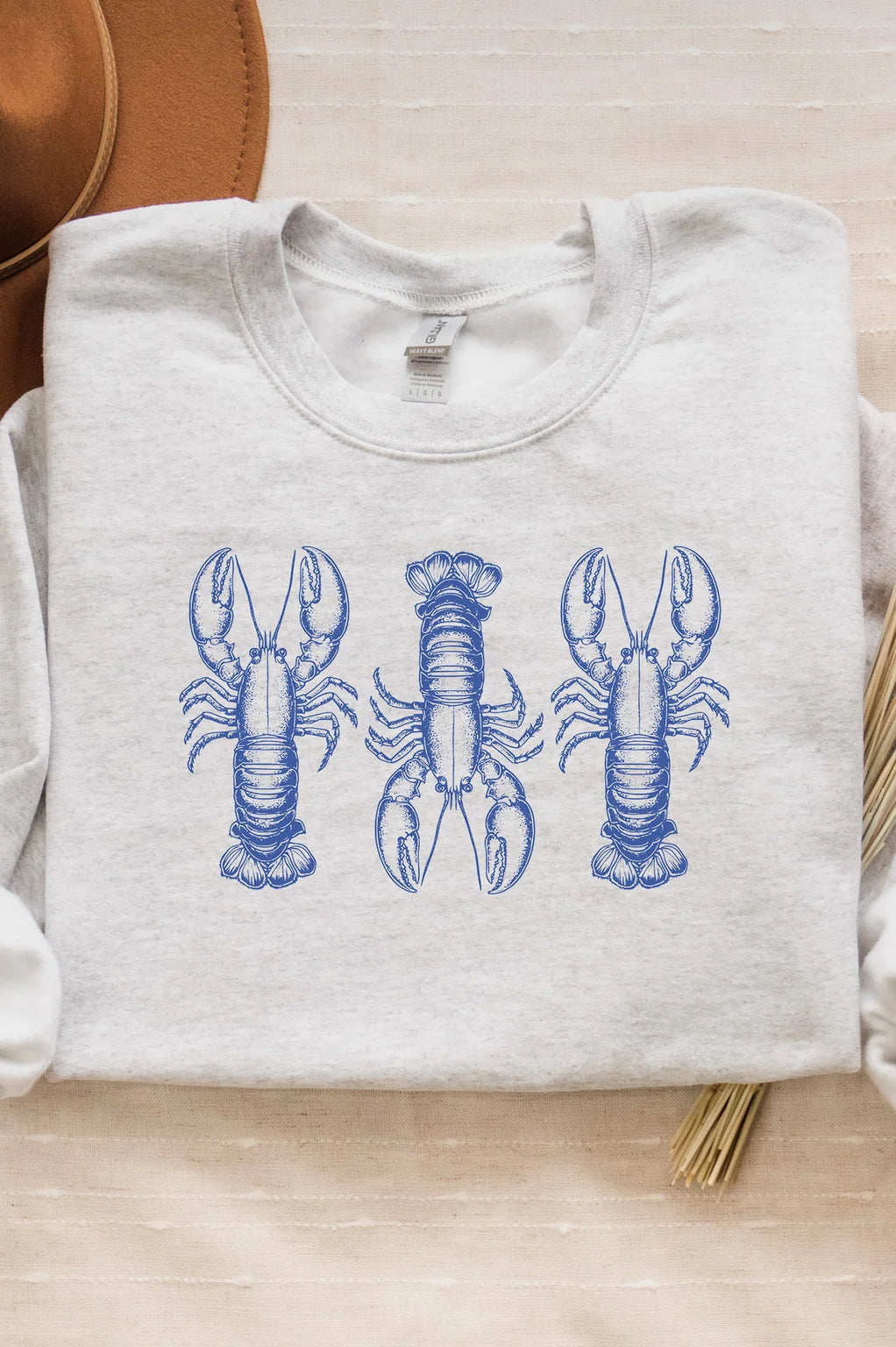 Lobster Sweatshirt-Sweatshirt-UrbanCulture-Boutique, A North Port, Florida Women's Fashion Boutique