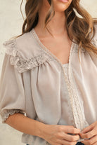 Clover Blouse-Blouse-UrbanCulture-Boutique, A North Port, Florida Women's Fashion Boutique