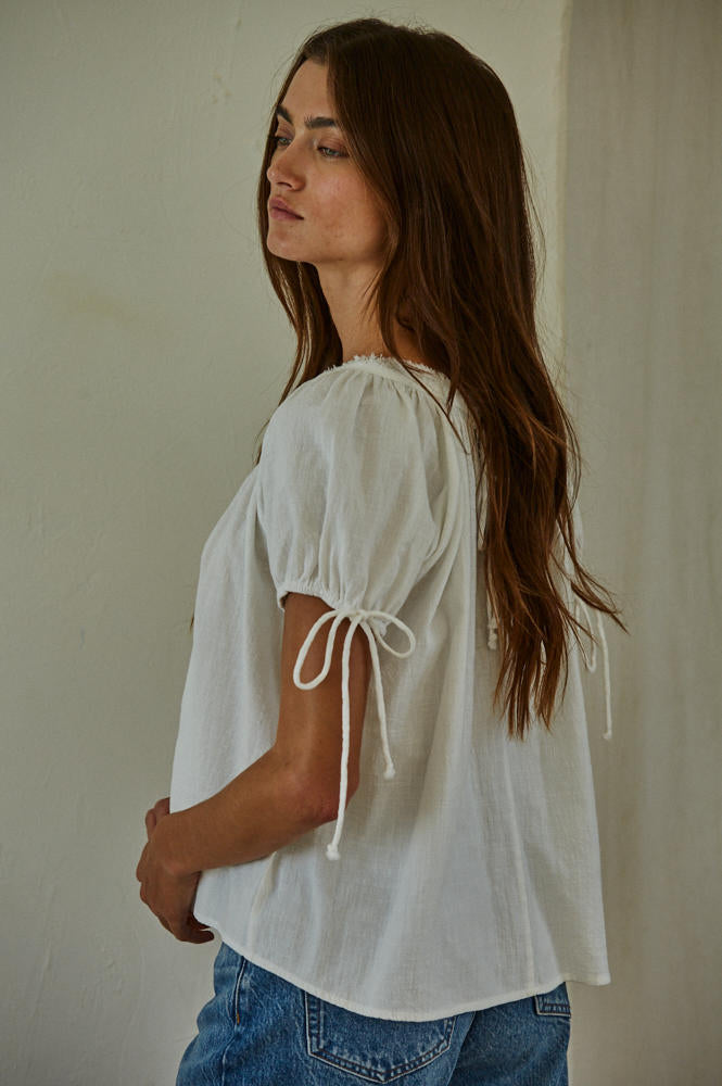Charmed Top-Short Sleeves-UrbanCulture-Boutique, A North Port, Florida Women's Fashion Boutique
