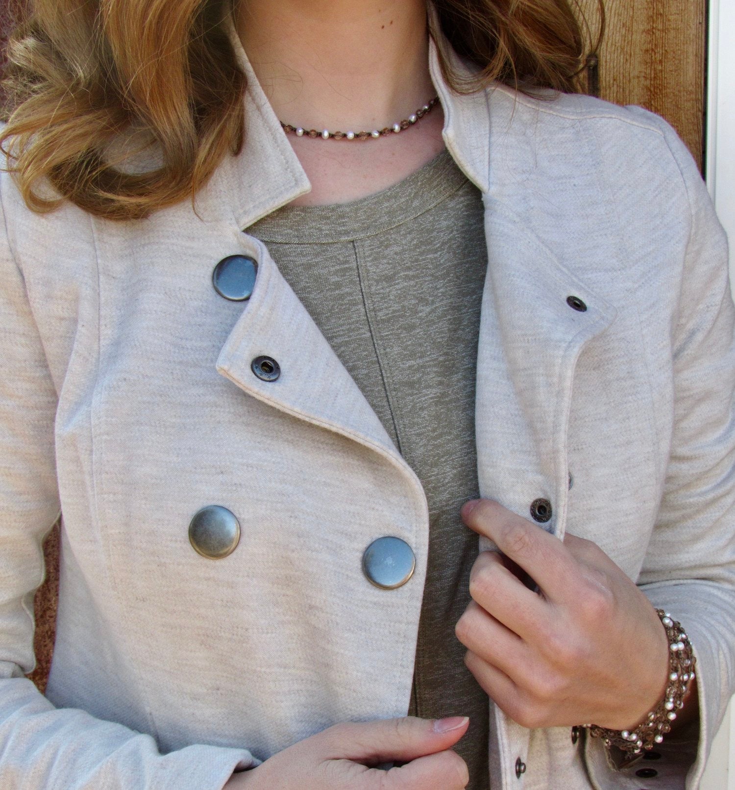 Golden Choker-Necklace-UrbanCulture-Boutique, A North Port, Florida Women's Fashion Boutique