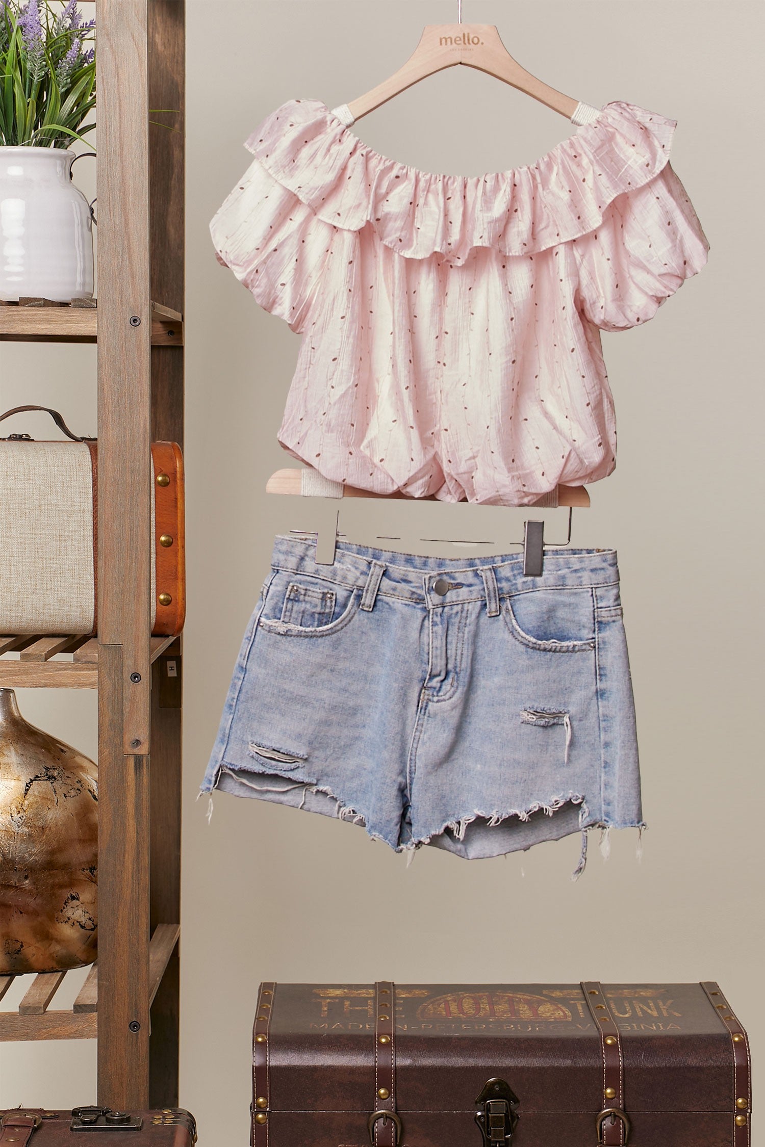 Daisy Off The Shoulder Ruffle Top-Short Sleeves-UrbanCulture-Boutique, A North Port, Florida Women's Fashion Boutique