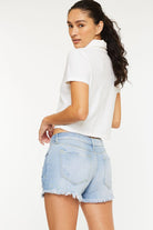 Ellie Mid Rise Boyfriend shorts-Shorts-UrbanCulture-Boutique, A North Port, Florida Women's Fashion Boutique