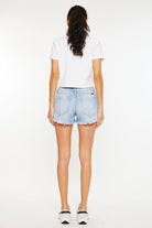 Ellie Mid Rise Boyfriend shorts-Shorts-UrbanCulture-Boutique, A North Port, Florida Women's Fashion Boutique