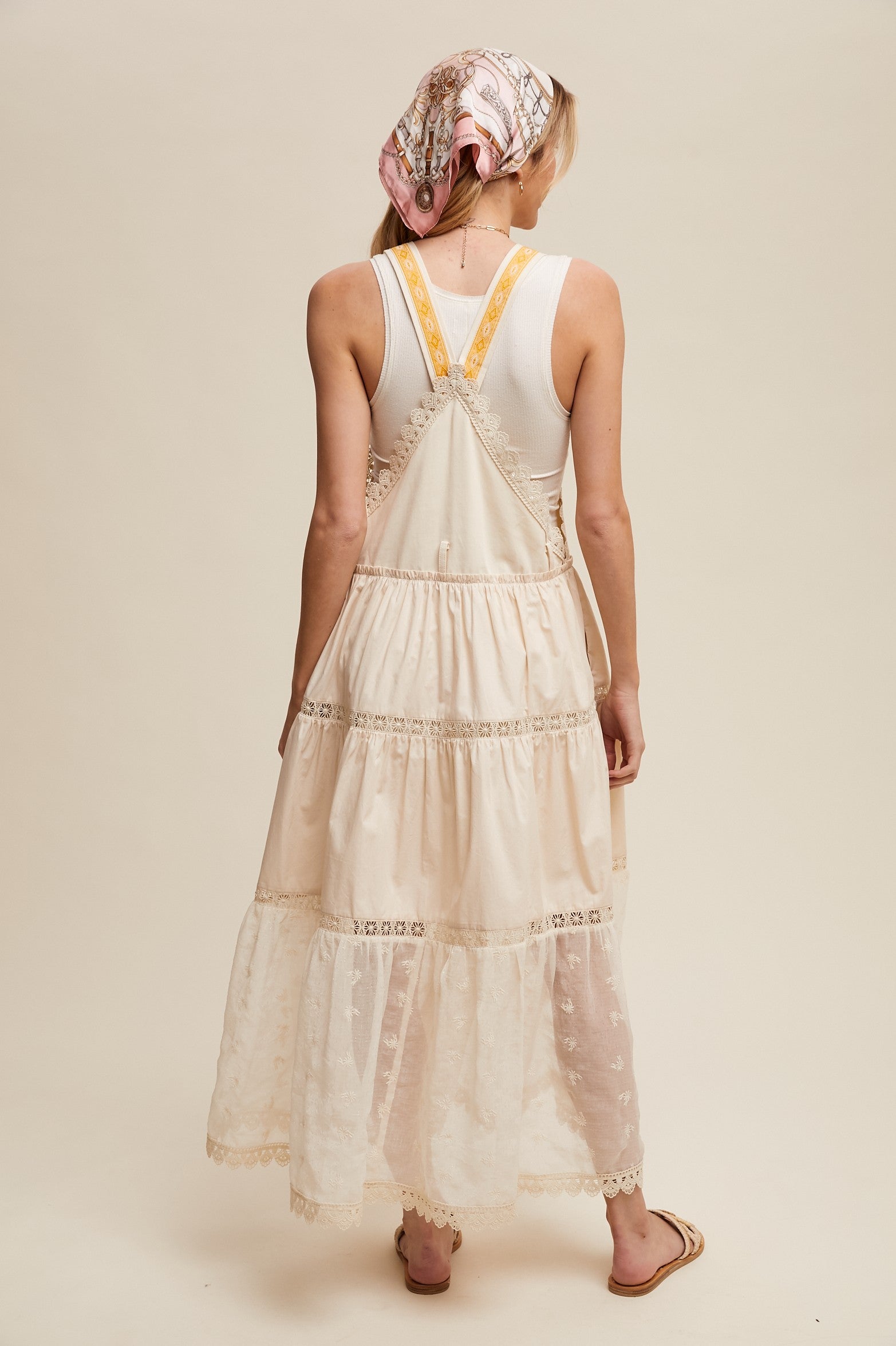 Jessamine Pinafore Dress-Dresses-UrbanCulture-Boutique, A North Port, Florida Women's Fashion Boutique