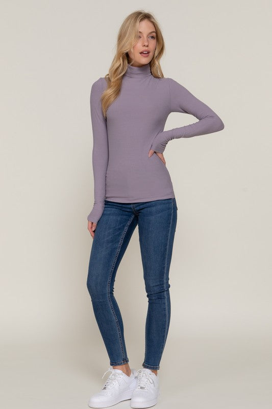 Amiah TurtleNeck-Long Sleeve-UrbanCulture-Boutique, A North Port, Florida Women's Fashion Boutique