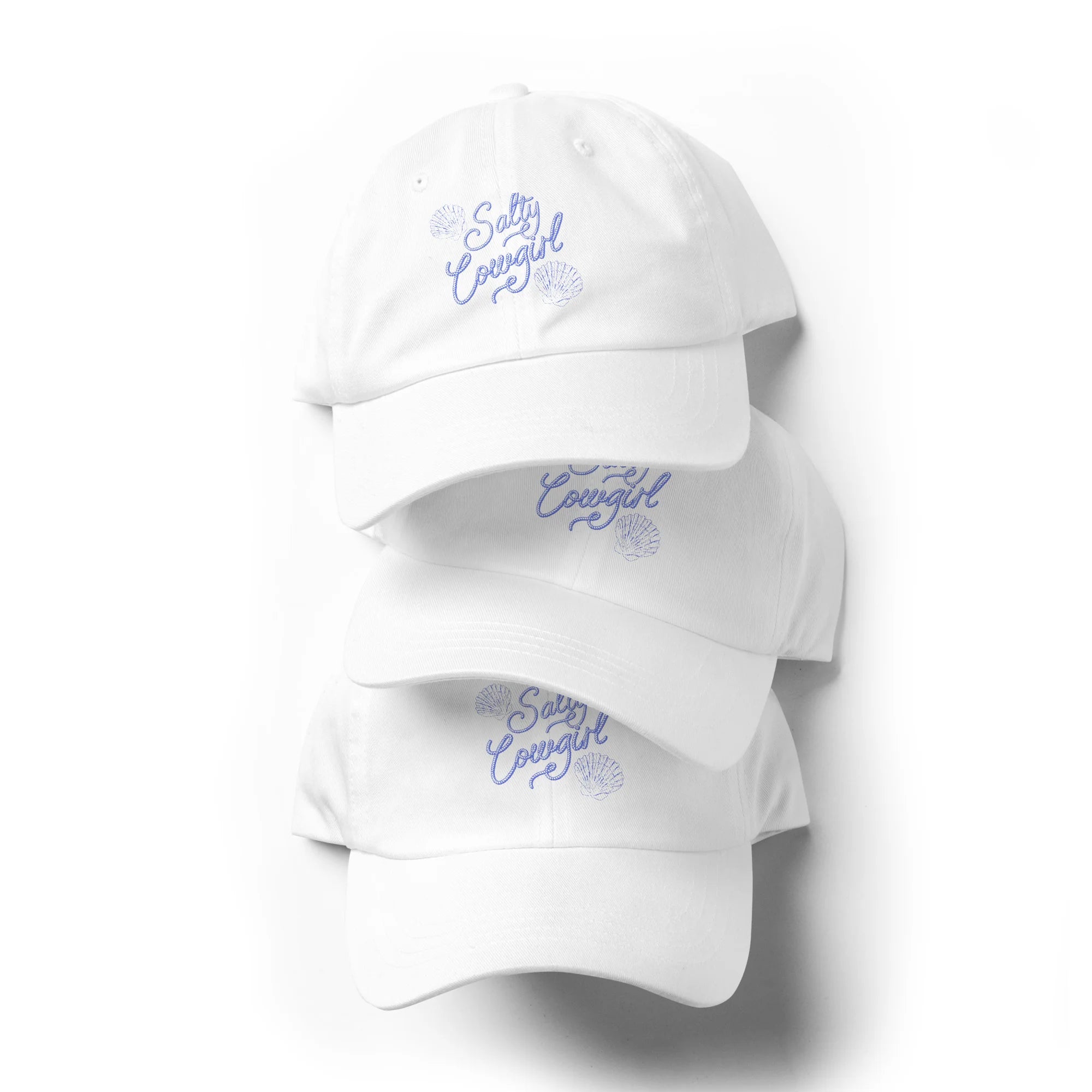 Salty Cowgirl Coastal Seashell Beach Cap-Hats-UrbanCulture-Boutique, A North Port, Florida Women's Fashion Boutique