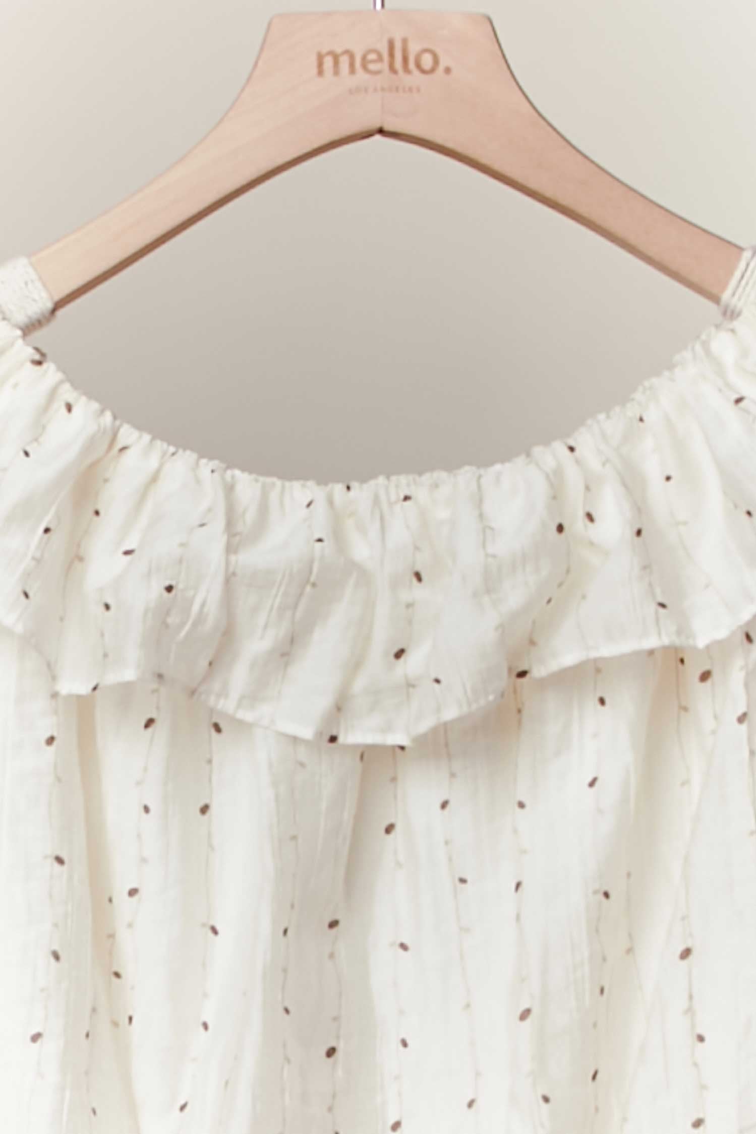 Daisy Off The Shoulder Ruffle Top-Short Sleeves-UrbanCulture-Boutique, A North Port, Florida Women's Fashion Boutique