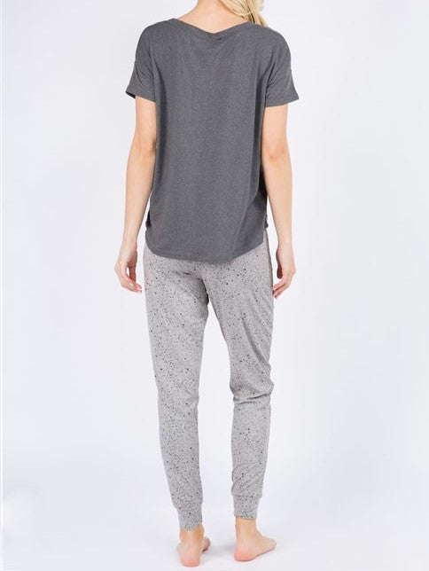 "Just Be Zen" Super Soft Pajama Pant Set-Pajamas-UrbanCulture-Boutique, A North Port, Florida Women's Fashion Boutique