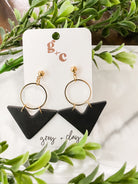 Allie Dangle Earrings-Black-Earrings-UrbanCulture-Boutique, A North Port, Florida Women's Fashion Boutique