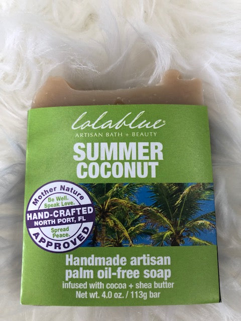 Summer Coconut Soap-Soap-UrbanCulture-Boutique, A North Port, Florida Women's Fashion Boutique