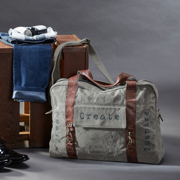 Dream Create Inspire Duffle Bag-Duffle Bag-UrbanCulture-Boutique, A North Port, Florida Women's Fashion Boutique