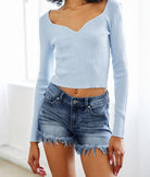 Dottie Mid Rise Frayed Denim Shorts-shorts-UrbanCulture-Boutique, A North Port, Florida Women's Fashion Boutique