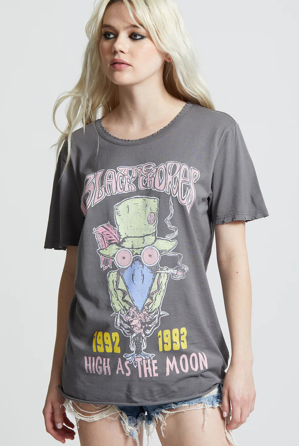 The Black Crowes High As The Moon-Graphic Tees-UrbanCulture-Boutique, A North Port, Florida Women's Fashion Boutique