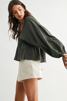 Astra Blouse-Blouse-UrbanCulture-Boutique, A North Port, Florida Women's Fashion Boutique