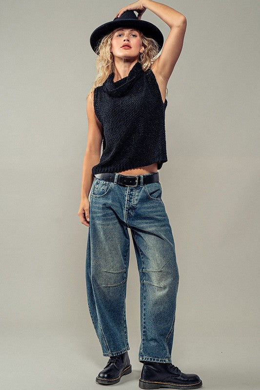 Amira Sleeveless Knit Sweater-Sweater-UrbanCulture-Boutique, A North Port, Florida Women's Fashion Boutique