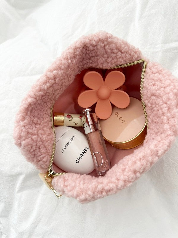 Teddy Bear Make Up Bag-Bag-UrbanCulture-Boutique, A North Port, Florida Women's Fashion Boutique