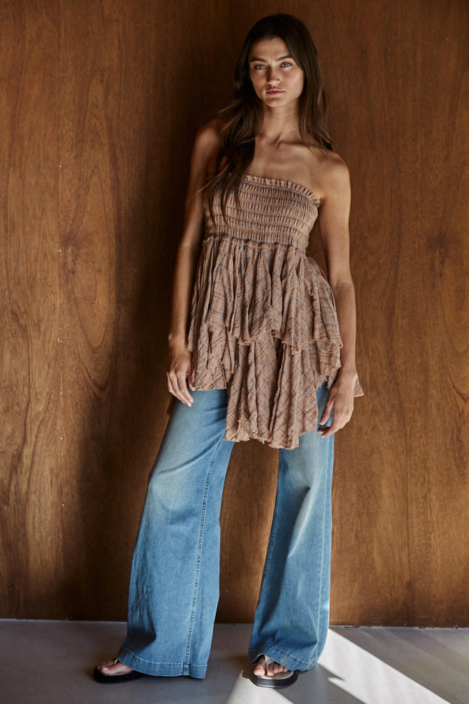 Sandlot-sleeveless top-UrbanCulture-Boutique, A North Port, Florida Women's Fashion Boutique