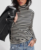 Mila Striped Turtleneck-Turtleneck-UrbanCulture-Boutique, A North Port, Florida Women's Fashion Boutique