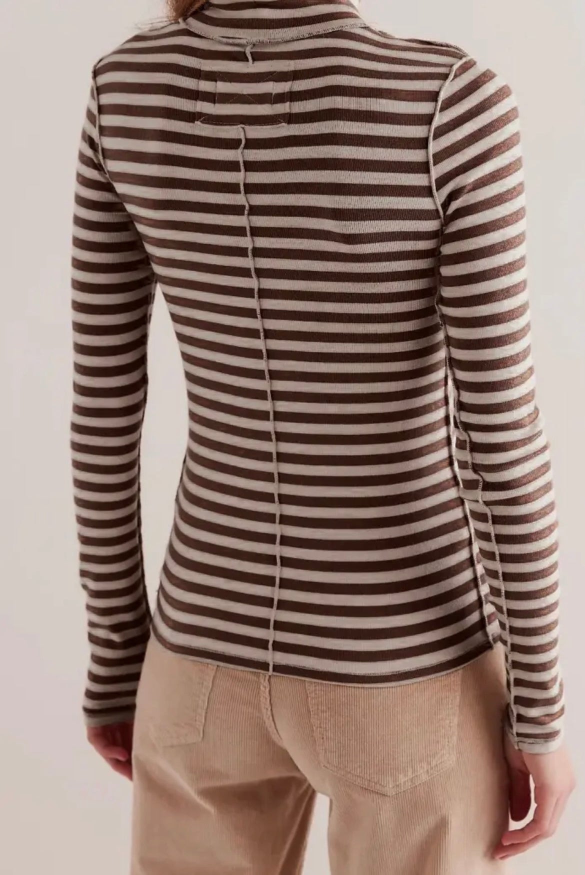 Mila Striped Turtleneck-Turtleneck-UrbanCulture-Boutique, A North Port, Florida Women's Fashion Boutique
