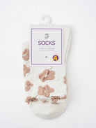 Rufia Embossed Women's Sock-Socks-UrbanCulture-Boutique, A North Port, Florida Women's Fashion Boutique