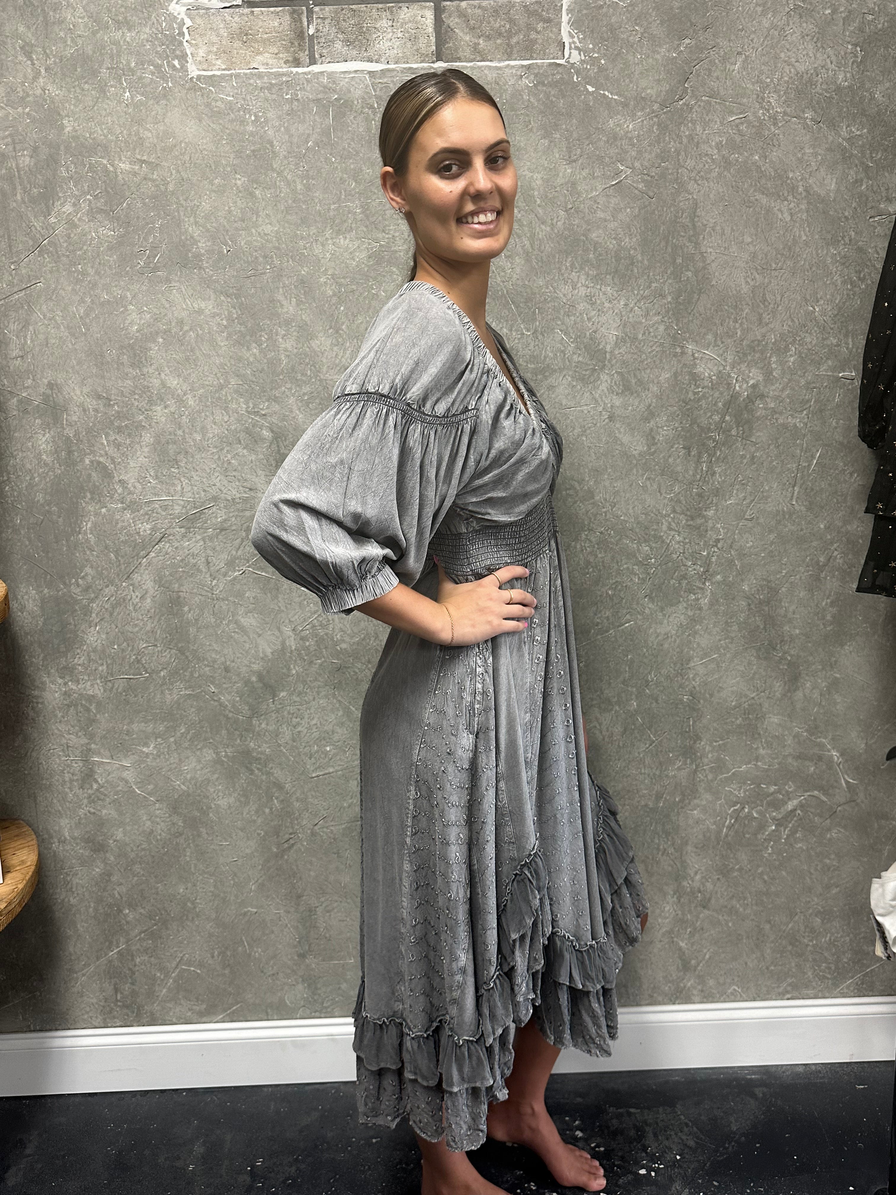 Dakota Midi Dress-Dresses-UrbanCulture-Boutique, A North Port, Florida Women's Fashion Boutique