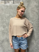 Load image into Gallery viewer, Melody Ribbed Crop Top-Long Sleeves-UrbanCulture-Boutique, A North Port, Florida Women&#39;s Fashion Boutique