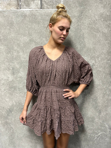 Molly Mauve Mini Dress-Dresses-UrbanCulture-Boutique, A North Port, Florida Women's Fashion Boutique