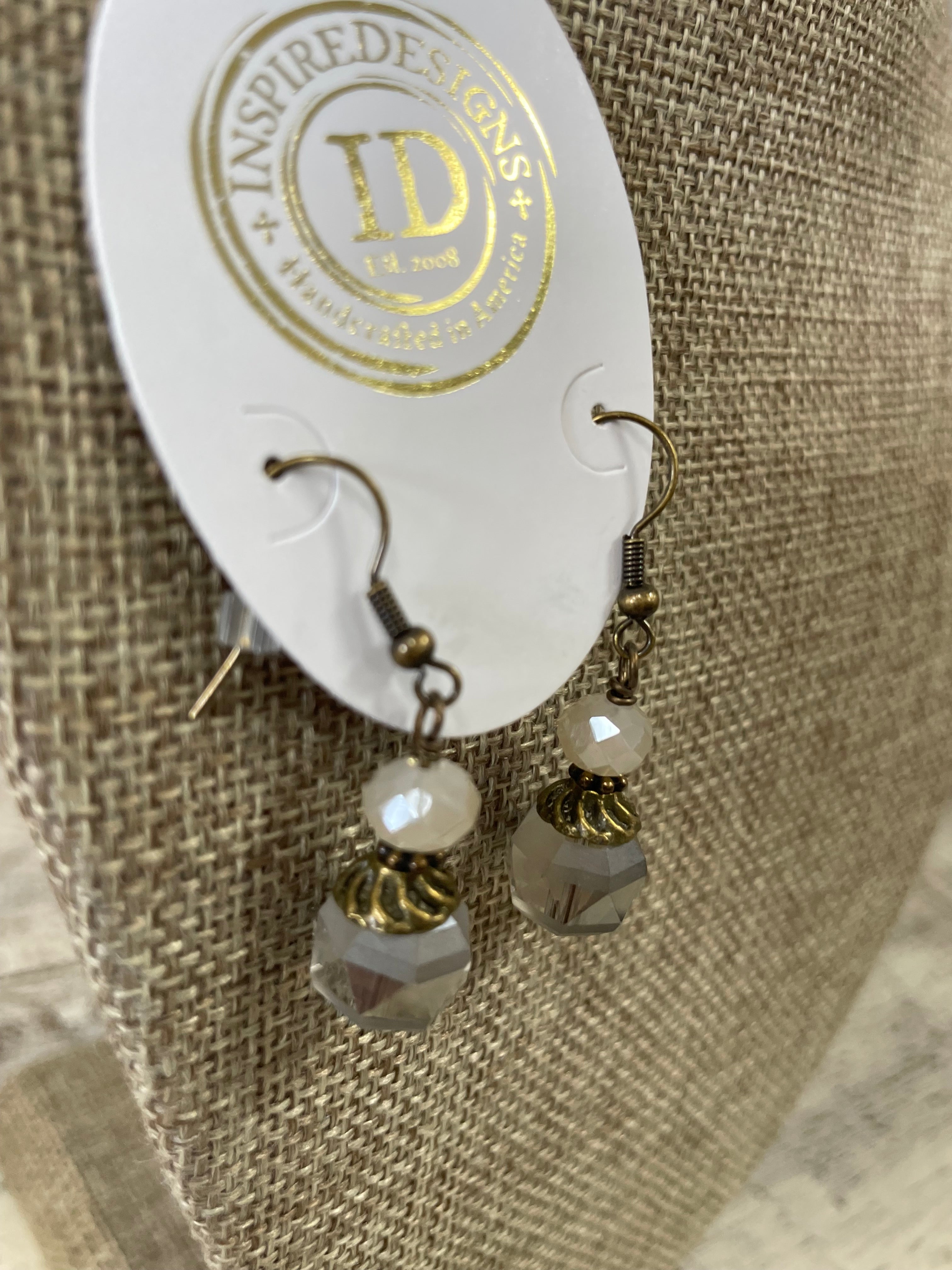 Double Stack Earrings-earrings-UrbanCulture-Boutique, A North Port, Florida Women's Fashion Boutique