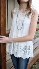 Blue Amazonite on Chocolate Wrap-Necklace-UrbanCulture-Boutique, A North Port, Florida Women's Fashion Boutique