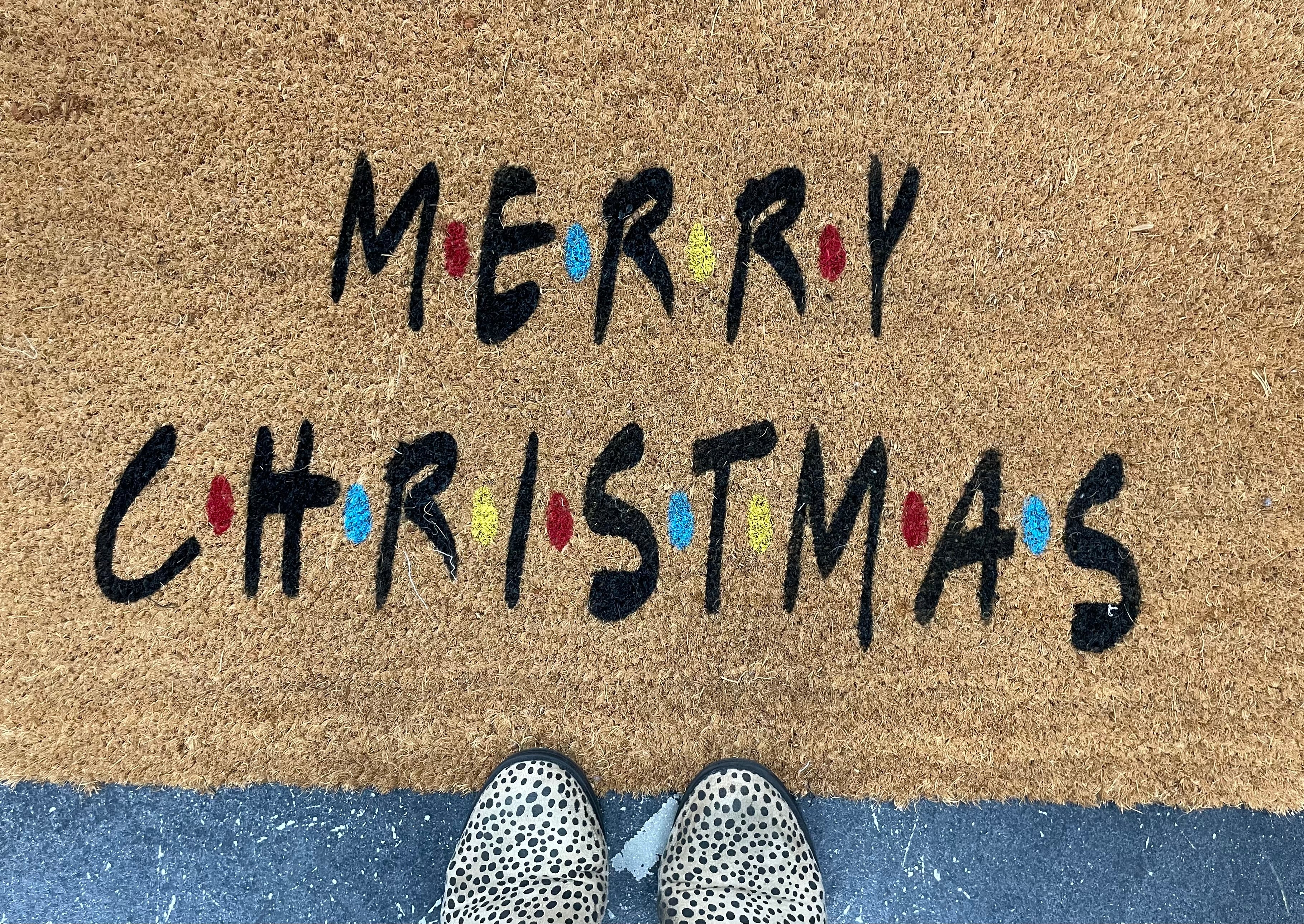 Merry Christmas Door Mat-Door Mats-UrbanCulture-Boutique, A North Port, Florida Women's Fashion Boutique