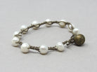 Potato Pearl Bracelet on Sepia-Necklace-UrbanCulture-Boutique, A North Port, Florida Women's Fashion Boutique