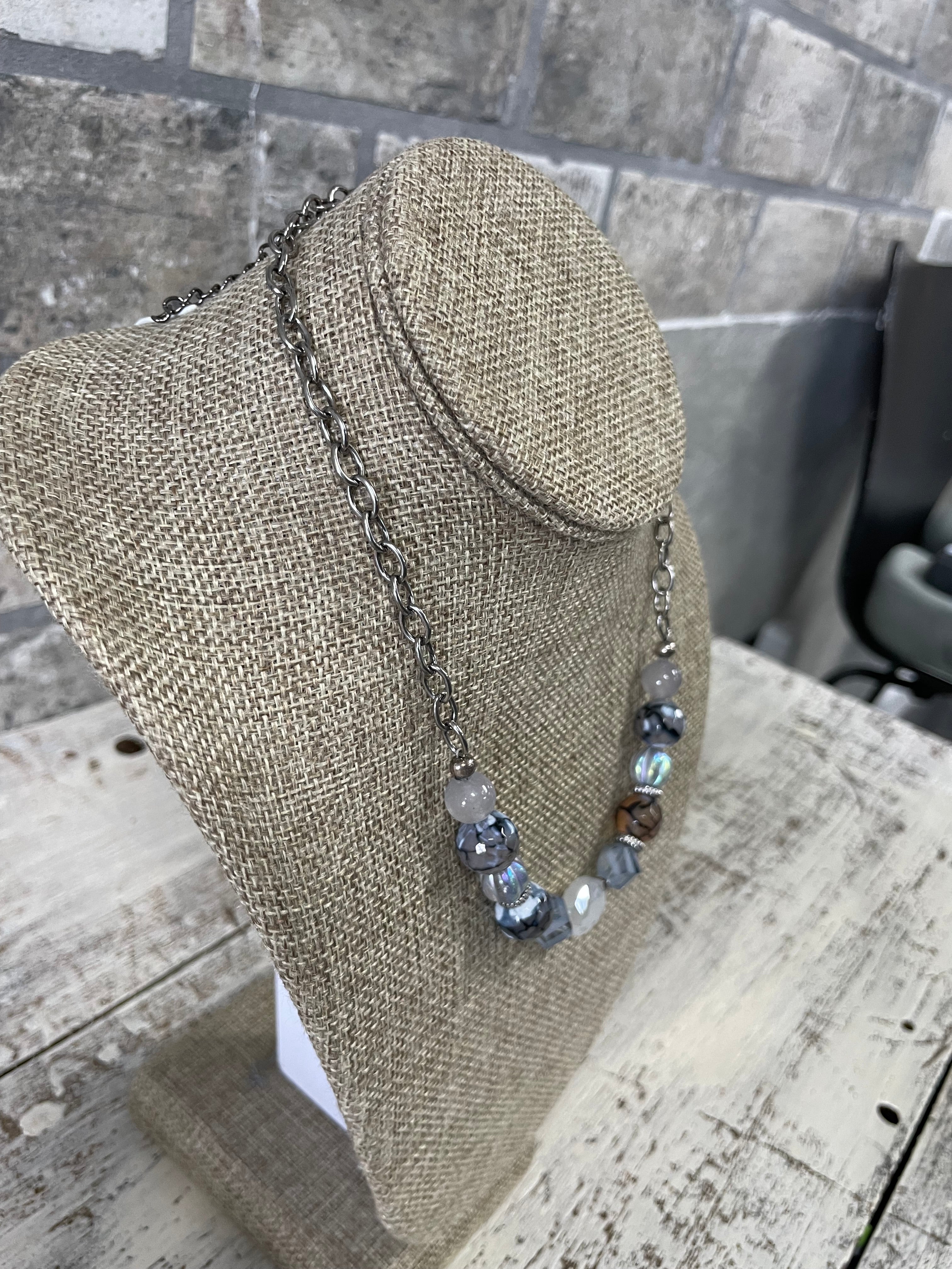 Ocean Blues Necklace-Necklaces-UrbanCulture-Boutique, A North Port, Florida Women's Fashion Boutique