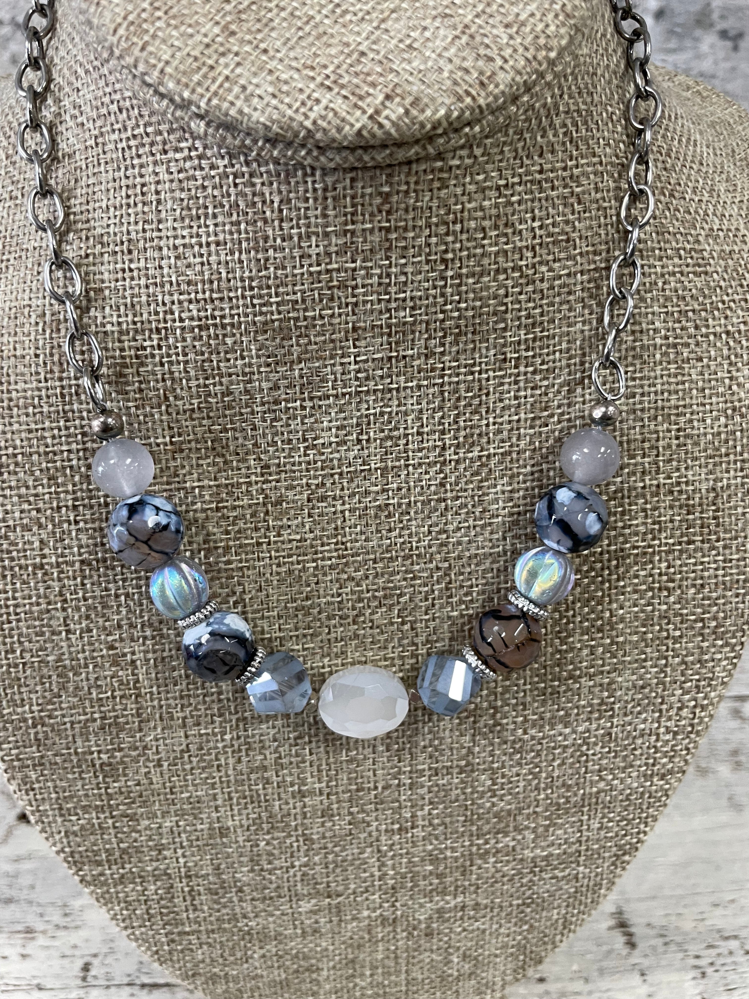 Ocean Blues Necklace-Necklaces-UrbanCulture-Boutique, A North Port, Florida Women's Fashion Boutique